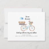 On The Move New Address Boho Moving Announcement 案内状 (正面)