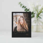 On the move Photo Black卒業発表 ポストカード (スタンド正面)