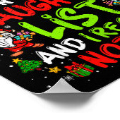 On The Naughty List And I Regret Nothing Funny Chr ポスター (角)