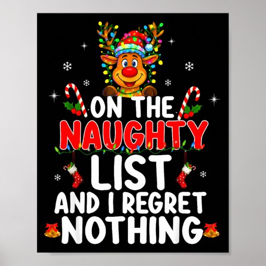 On The Naughty List And I Regret Nothing Funny Rei ポスター (正面)