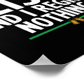 On The Naughty List And I Regret Nothing Xmas  ポスター (角)