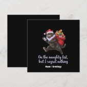  On the Naughty List, But I Regret Nothing  招待状 (正面/裏面)