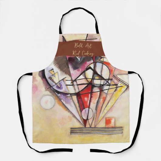 On the Points by Wassily Kandinsky エプロン (正面)