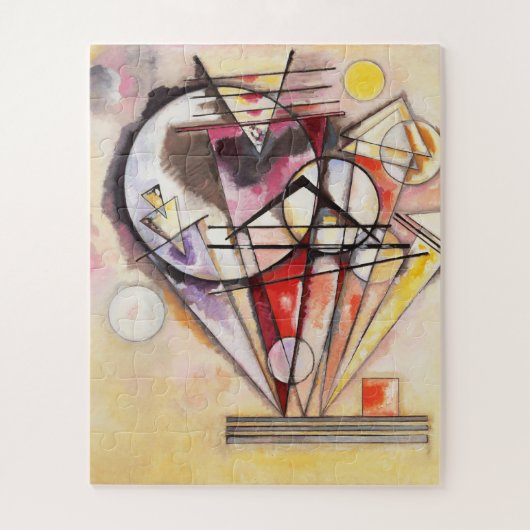 On the Points by Wassily Kandinsky ジグソーパズル (縦)