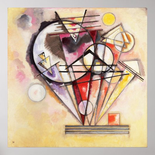 On the Points by Wassily Kandinsky ポスター (正面)