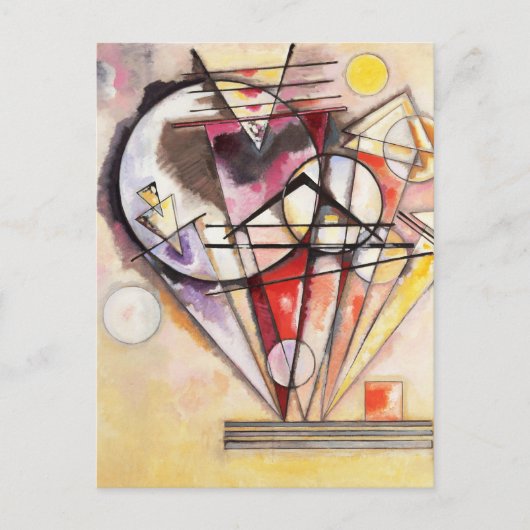 On the Points by Wassily Kandinsky ポストカード (正面)