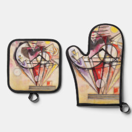 On the Points by Wassily Kandinsky 鍋つかみ&鍋敷きセット