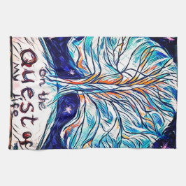 On the Quest of My Life - Tree - Stars キッチンタオル