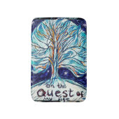 On the Quest of My Life - Tree - Stars バスマット (正面縦)