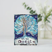 On the Quest of My Life - Tree - Stars ポストカード (スタンド正面)