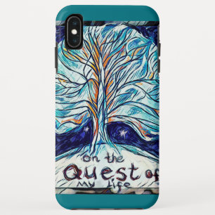 On the Quest of My Life - Tree - Stars. iPhone XS Maxケース
