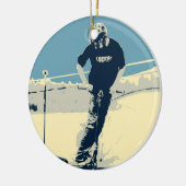 On the Rim – スタントスクーターライダー セラミックオーナメント (左)