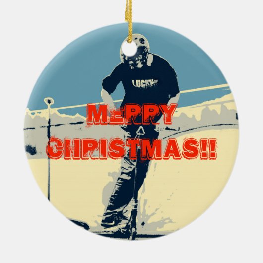 On the Rim – スタントスクーターライダー セラミックオーナメント (裏面)