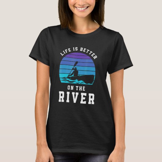 On The River Canoe Kayak Tシャツ (正面)