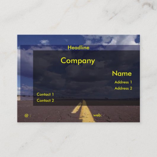 On The Roadの名刺 名刺 (正面)