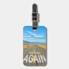 On the Road Again青空の写真 ラゲッジタグ