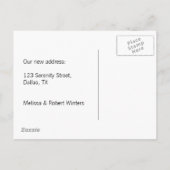 On the Road Family Camping Trailer - New Address 案内ポストカード (裏面)