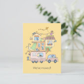 On the Road Family Camping Trailer - New Address 案内ポストカード (スタンド正面)