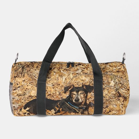 On the road with Rhodyum..... ダッフルバッグ (裏面)