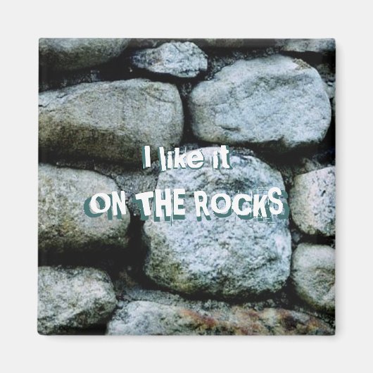 On the Rocks マグネット (正面)