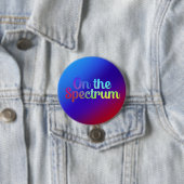 On The Spectrum, Rainbow Gradien, Autism Areness 缶バッジ (インサイチュ)