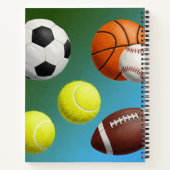 On the Sports Wave by Natasha Us ノートブック (裏面)