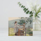 On the Stile | ウィンズローホーマー ポストカード (スタンド正面)