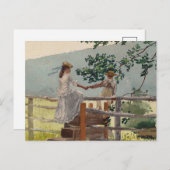 On the Stile | ウィンズローホーマー ポストカード (正面/裏面)