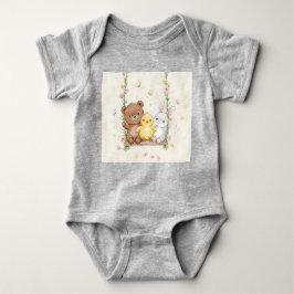 On the Swing, Collection by Natasha Us ベビーボディスーツ