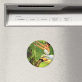 On the Swing Smiling Pin Up マグネット (インサイチュ (食洗機))