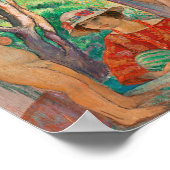 On the Terrace at Sainte-Maxime | アンリレバスク ポスター (角)