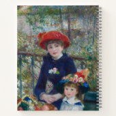 On the Terrace, Impressionist Portrait, Renoir ノートブック (裏面)