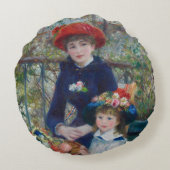 On the Terrace, Impressionist Portrait, Renoir ラウンドクッション (裏面)