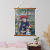On the Terrace, Impressionist Portrait, Renoir 吊り下げ型タペストリー (寝室)