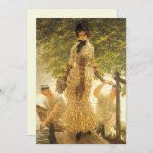 On The Thames by James Tissotヴィンテージ現実主義 (正面/裏面)