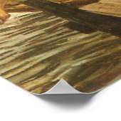 On The Thames by James Tissotヴィンテージ現実主義 ポスター (角)