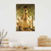 On The Thames by James Tissotヴィンテージ現実主義 ポスター (キッチン)