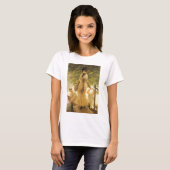 On The Thames by James Tissotヴィンテージ現実主義 Tシャツ (正面フル)