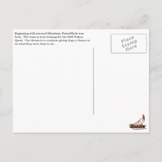 On_The_Trail.jpgの郵便はがき ポストカード (裏面)