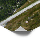 On the trail, Matterhorn View, Swiss Alps ポスター (角)