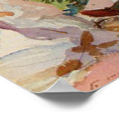 On the Verandah by John Singer Sargent ポスター (角)