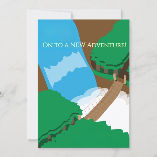 On to a New Adventure 招待状 (正面)