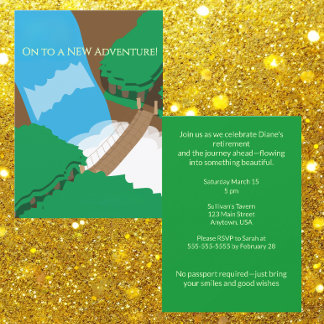 On to a New Adventure 招待状