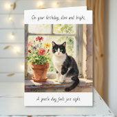 On Your Birthday | Cat Themed Relaxing Day カード