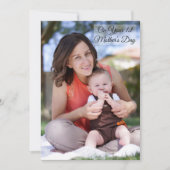 On Your First Mother's Dayフォトフラットカード (正面)