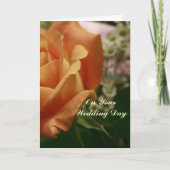 On Your Wedding Day Greeting Card カード (正面)