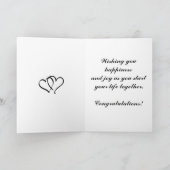 On Your Wedding Day Greeting Card カード (内部)