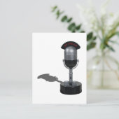 OnAirPillMicrophone042211 ポストカード (スタンド正面)