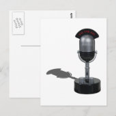 OnAirPillMicrophone042211 ポストカード (正面/裏面)