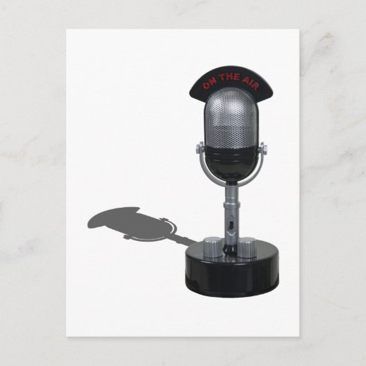 OnAirPillMicrophone042211 ポストカード (正面)